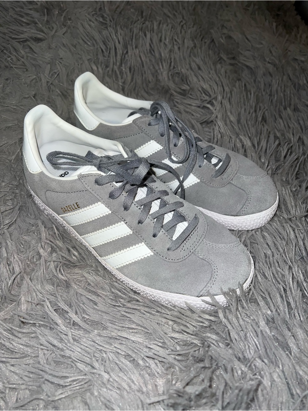 adidas Grey Suede Gazelle sneakers